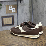 Universal Thread Womens Skyler Jogger Sneakers Double Lace Low Top Brown 8M