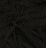Red Carter Womens Hammered Satin Cover Up Wide Leg Pants RCHS25B001 Black XL
