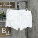 Aerie Womens Distressed Denim Jean Shorts 167914d8d51d1c White 2XL