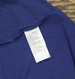 H By Halston V-Neck Top w/ Overlap Sleeve Detail Cold Shoulder Broadway Blue XL