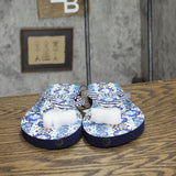 Vera Bradley Womens Thong Flip Flops Sandals 1675ed06771a4c Blue M (7-8)