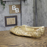 A New Day Womens Sammie Ballet Flats 94685491 Gold Yellow 10M