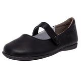 Nautica Girls Dress Slip On Ballerina Flats LUNETTE Black Bow 1