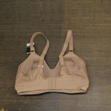 Wacoal Womens Simply Done Seamless Wire Free T-Shirt Bra Beige Brown 38DDD