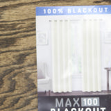 Max Blackout Campbell Grommet Blackout Single Curtain Panel Gray 50x95