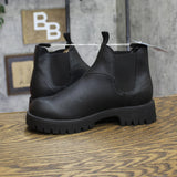 Universal Thread Womens Zora Boots Faux Leather Chelsea 94637403 Black 8M