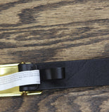 Madewell Leather Organic Hardware Belt Black See Measurements.