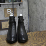 Bella Vita Arlette Dress Leather Buckle Booties ARLET Black 8.5N