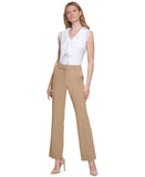 Tommy Hilfiger Women's Sutton Bootcut Trousers H28P0542 Tobacco Brown 12