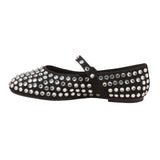 A New Day Womens Issa Rhinestone Mary Jane Ballet Flats 90870756 Black 7M