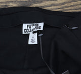 Future Collective Womens High Rise Wide Leg Knit Pants 91914009 Black XS