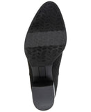 Style & Co Genoviaa Micro Suede Ruched Scrunch Booties 10019687600 Black 6M