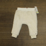 Tommy Hilfiger Baby Boys Sherpa Fuzzy Pull On Pants White 3-6 Months