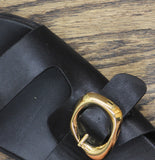 A New Day Womens Meg Sandals 2-Band Buckle 94748246 Black 7M