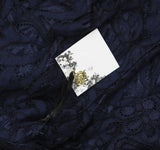 Kensie Womens Lace Sheath Dress KDLN0805 Navy Blue 10