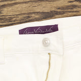 Gloria Vanderbilt Petite Amanda High Rise Straight-Leg Jeans White 14P Short