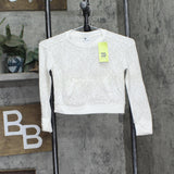 All In Motion Girls Cozy Soft Crewneck Sweatshirt 90570561 Cream Off White XS