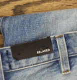PS Paul Smith Mens Relaxed Fit Zip Fly Jeans Light Base Blue 33R