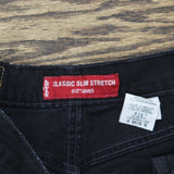 Levi's Womens 512 Classic Slim Stretch Jeans Black Wash 8 Misses Short
