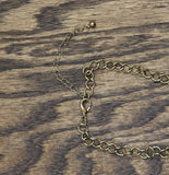 Statement Bib Collar Boho Sponge Coral Pendant Necklace Gold / Red 19" + 3"