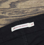 Levi's 725 High Rise Stretch Bootcut Jeans 92911670 Soft Black 34