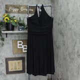 Evan-Picone Womens Knit Halter Swing Fit & Flare Dress 16666e1f79b05a Black 16