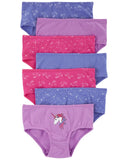 Carter's Briefs Stretch Cotton Underwear Purple / Blue / Pink Unicorn 4-5