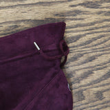 BCBGeneration Womens Suede Wedge Heel WESSY Slouch Boots Dark Plum Purple 7M