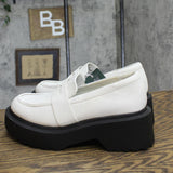 Wild Fable Womens Lacey Loafer Flats with Memory Foam Insole 87930118 White 9M