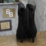 A New Day Womens Justice Boots Faux Suede 94568877 Black 7.5M-WC