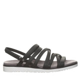 Bearpaw Crete Womens Strappy Slingback Sandals 91235805 Black 9M