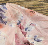 Alex Evenings Floral Printed 3/4 Sleeve Top Pullover Pink Blush / Multi SP