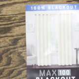Max Blackout Campbell Grommet Blackout Single Curtain Panel Gray 50x95