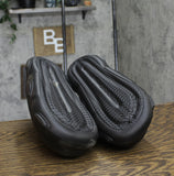 Foamwalk Mens EVA Faux Fur Lined Clogs 167cf8d2e8699f Black 10