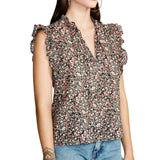 BB Dakota by Steve Madden Ditsy Floral Women's Sleeveless Printed Top BM14433W