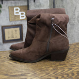 Universal Thread Patsy Tall Fringe Western Boots Cowgirl Chocolate Brown 8.5M