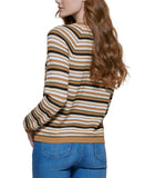 Calvin Klein Womens Striped Cotton Sweater M2BSN727