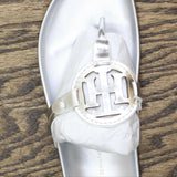 Tommy Hilfiger Relina Silver Tone Womens Sandal TWRELINA Silver 6.5M
