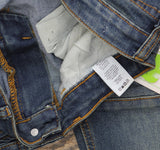 Ring Of Fire Boys Chase Moto Denim Slim Jeans RBB0931 Dusk Wash Blue 16