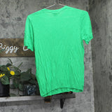 Calvin Klein Womens Fine Gauge Short-Sleeve Lightweight Sweater Blossom Green S