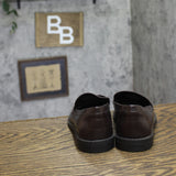 A New Day Phyllis Penny Loafers Croc-Embossed Slip-On 94462286 Brown 6.5M