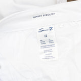 Seven7 Women's Soft Stretch Fray Hem Sunset Bermuda Short MY3329wHC