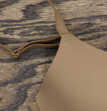 Auden Womens Luxe Stretch Comfort Wire Demi Bra 94266714 Caramel Brown 36B