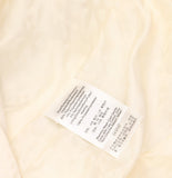 DKNY Womens Weathered Twill Zip-Up Vest P5ETTB77 Coconut Off White XL