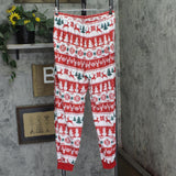 Pat Pat Mens Christmas Holiday 3-Piece Pajama Set 1006159488 Red Multi L