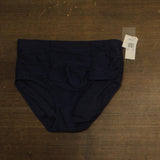 Raisins Curve Tummy-Control Ruched Bikini Bottom P840061 Navy Blue 18W