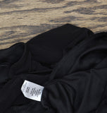 Emerald Sundae Draped Halter Open Ruched Back Juniors Top JWC1061 Black 2XS