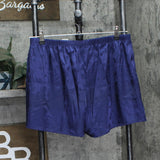 Splendid Womens Satin Heart Pajama Sleep Shorts RLD0392 Navy Blue L