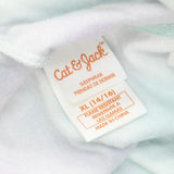 Cat & Jack Girls Union Suit One Piece Pajama 85207054 White Tie-Dye XL
