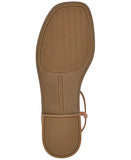 Tommy Hilfiger Womens Taras Strappy Flats Sandals Medium Natural Brown 7.5M